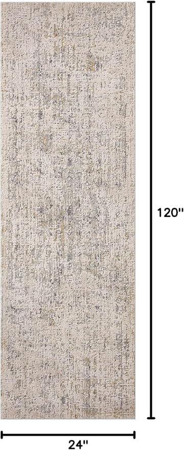 Loloi Amber Lewis Alie Collection ALE-02 Sand/Sky 2'-7'' x 10'-0'', .13'' Pile Height, Runner Rug