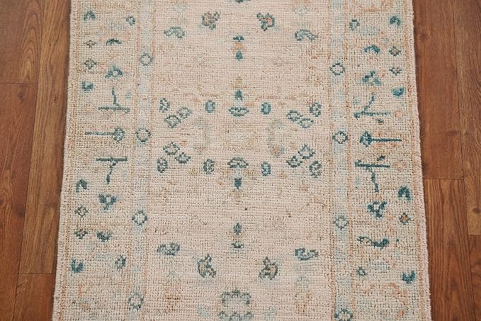 Rug Source Transitional Collection, Beige Accent Rug/Foyer Rug, Oushak Turkish Rugs (2X4)