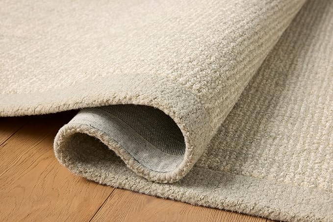 Loloi Magnolia Home by Joanna Gaines Henley Collection HNY-01 Ivory/Silver 2'-3" x 3'-9" Accent Rug