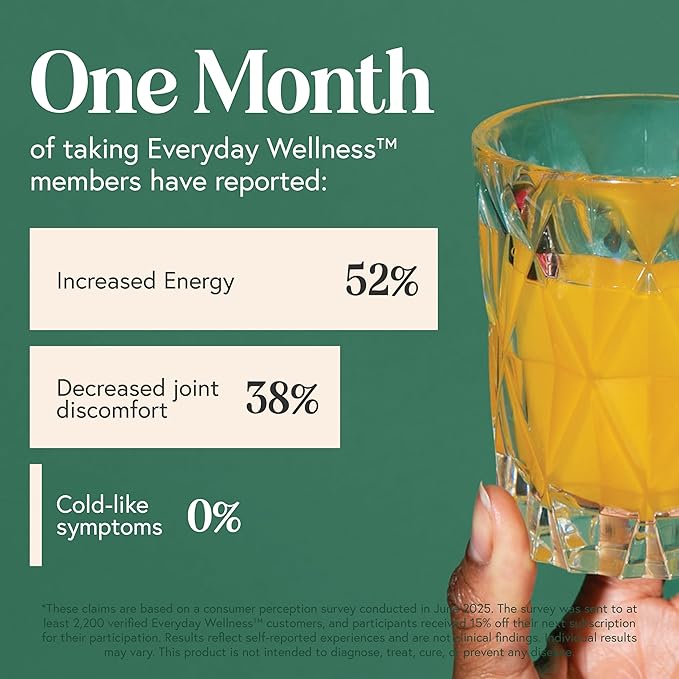 TRULEAN Everyday Wellness Shot Powder - Turmeric, Ginger, Vitamin C, Immunity & Immune Support Supplement - No Artificial Ingredients, No Sugar & Gluten Free - 30 Packets Citrus Flavor