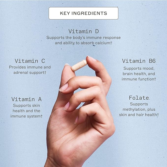 Amy Myers MD The Myers Way Multivitamin - Supports Healthy Immune, Thyroid & Adrenal Function - Gluten-Free, Non-Dairy & Iron Free Healthcare Supplement