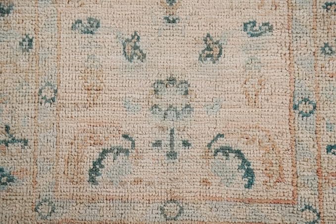Rug Source Transitional Collection, Beige Accent Rug/Foyer Rug, Oushak Turkish Rugs (2X4)