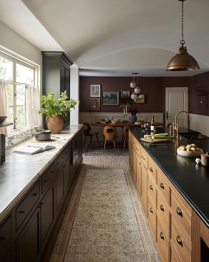 Loloi Amber Lewis Honora Collection HON-03 Beige/Spice 5'-3" x 7'-9" Area Rug