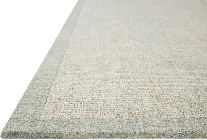 Loloi Magnolia Home by Joanna Gaines Henley Collection HNY-01 Ivory/Spa 2'-6" x 9'-6" Runner Rug