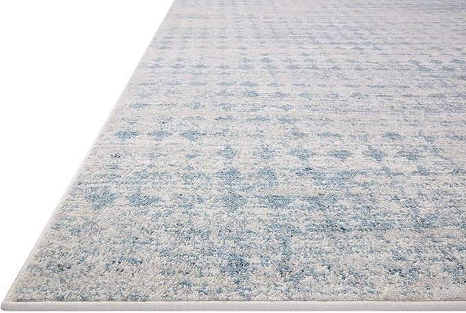Loloi Kamala Collection KAM-04 Sky/Dove 5'-3" x 7'-9" Area Rug