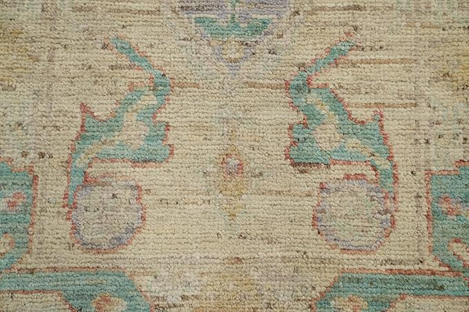 Rug Source Transitional Collection, Beige Accent Rug/Foyer Rug, Oushak Turkish Rugs (3X4)