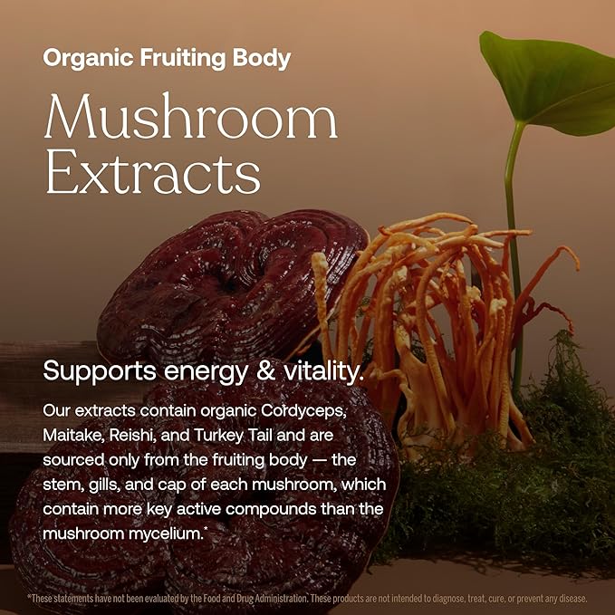 True Grace One Daily Men’s Multivitamin Fermented Minerals, Organic Adaptogens & Mushrooms Whole Body Balance Immune, Endurance, Bone & Heart Support - Non-GMO, Gluten Free - 90 Vegan Tablets