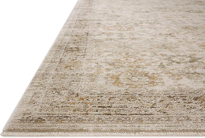 Loloi Magnolia Home by Joanna Gaines Pace Collection PAC-04 Natural/Multi 7'-8" x 7'-8" Round Area Rug