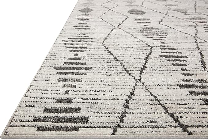 Loloi Kamala Collection KAM-02 Charcoal/Dove 9'-2" x 13' Area Rug