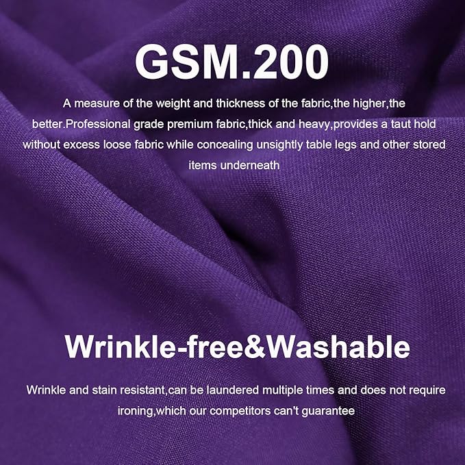 RELIANCER 1 Pack Cocktail Table Covers,36"x43" Fitted Spandex Tablecloth,Stretch Round Highboy Tables Cover,Elastic High Top Table Cloths for Outdoor Party,Wedding,Bar,Birthday,Banquet,Trade Show