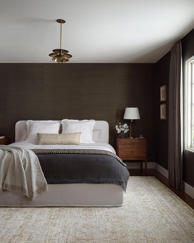 Loloi Amber Lewis Honora Collection HON-01 Ivory/Natural 2'-0" x 3'-4" Accent Rug