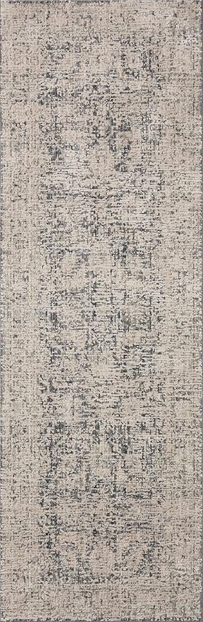 Loloi Amber Lewis Alie Collection ALE-05 Charcoal/Beige 2'-3" x 3'-10", .13" Pile Height, Accent Rug