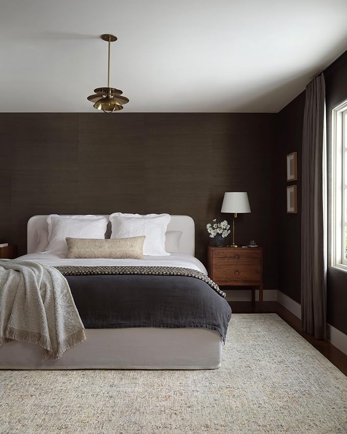 Loloi Amber Lewis Honora Collection HON-05 Bone/Multi 6'-7" x 9'-2" Area Rug