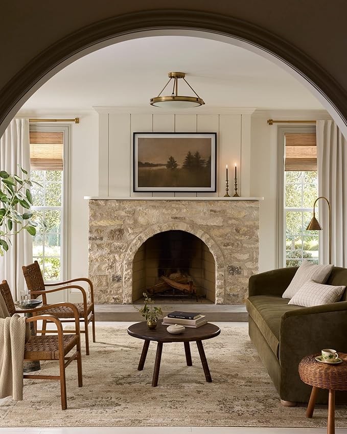 Loloi Magnolia Home by Joanna Gaines Pace Collection PAC-05 Apricot/Multi 2'-6" x 12'-0" Runner Rug