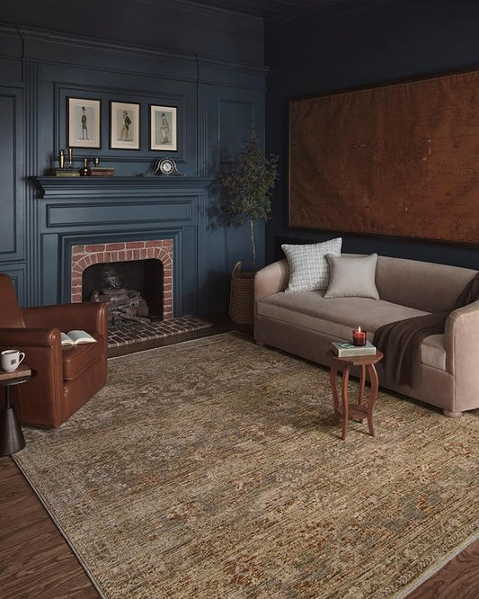 Loloi Magnolia Home by Joanna Gaines Junie Collection JUE-03 Spice/Multi 2'-7" x 8'-0", .38 Pile Height, Runner Rug