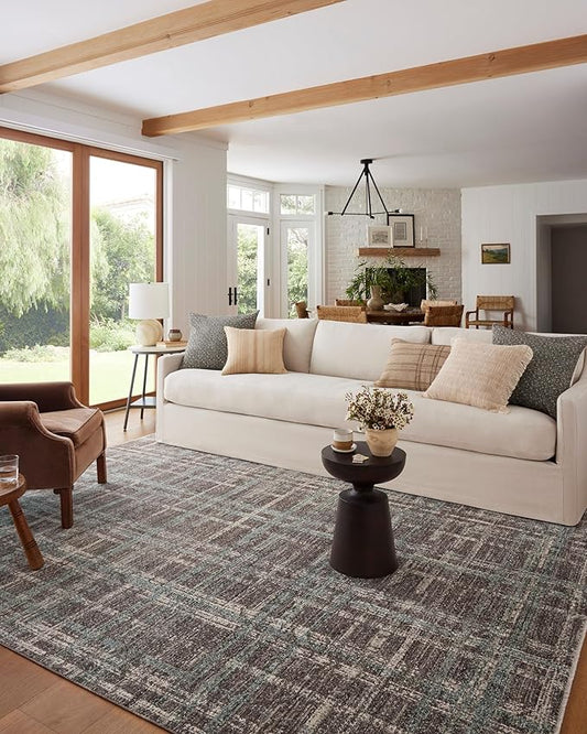 Loloi Angela Rose Ember Collection EMB-08 Espresso/Multi 7'-10" x 10' Area Rug