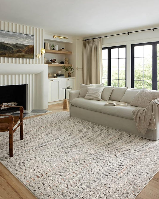 Loloi Kamala Collection KAM-05 Grey/Multi 4'-0" x 6'-0" Accent Rug