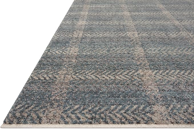 Loloi Angela Rose Ember Collection EMB-03 Blue/Beige 2'-3" x 3'-10" Accent Rug