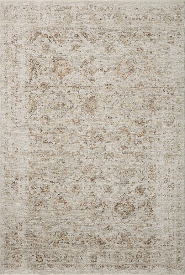 Loloi Amber Lewis Honora Collection HON-03 Beige/Spice 3'-9" x 5'-9" Accent Rug