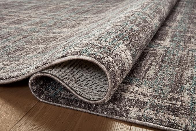 Loloi Angela Rose Ember Collection EMB-08 Espresso/Multi 3'-6" x 5'-6" Accent Rug