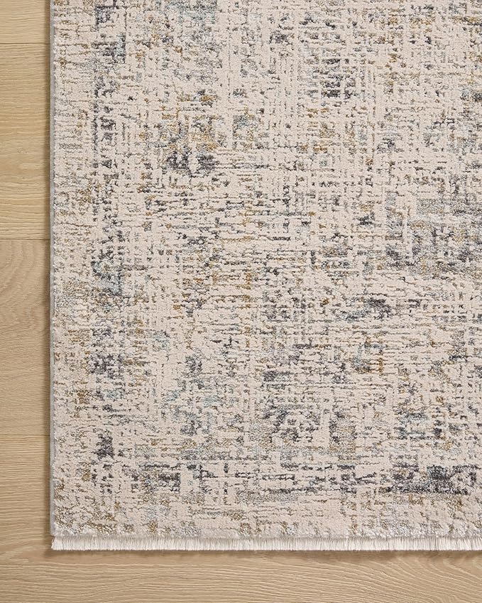 Loloi Amber Lewis Alie Collection ALE-02 Sand/Sky 7'-10'' x 10', .13'' Pile Height, Area Rug