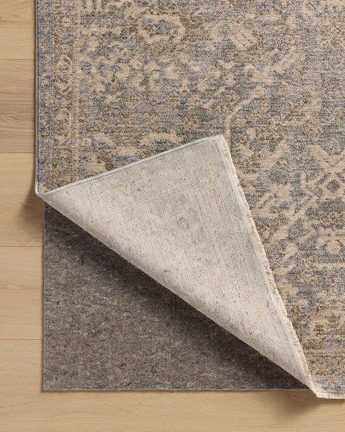 Loloi Magnolia Home by Joanna Gaines Junie Collection JUE-01 Blue/Natural 2'-7" x 8'-0", .38 Pile Height, Runner Rug