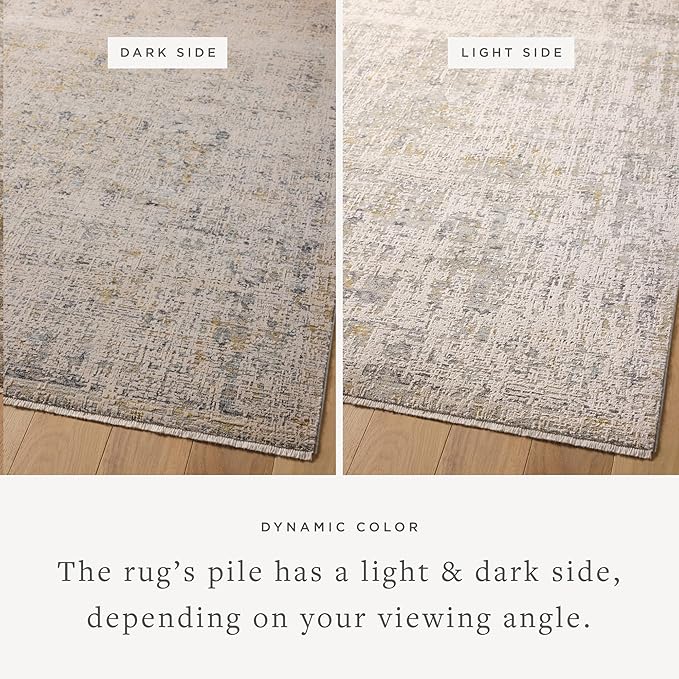 Loloi Amber Lewis Alie Collection ALE-02 Sand/Sky 2'-7'' x 10'-0'', .13'' Pile Height, Runner Rug