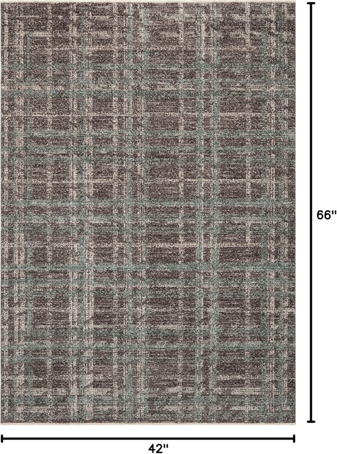 Loloi Angela Rose Ember Collection EMB-08 Espresso/Multi 3'-6" x 5'-6" Accent Rug