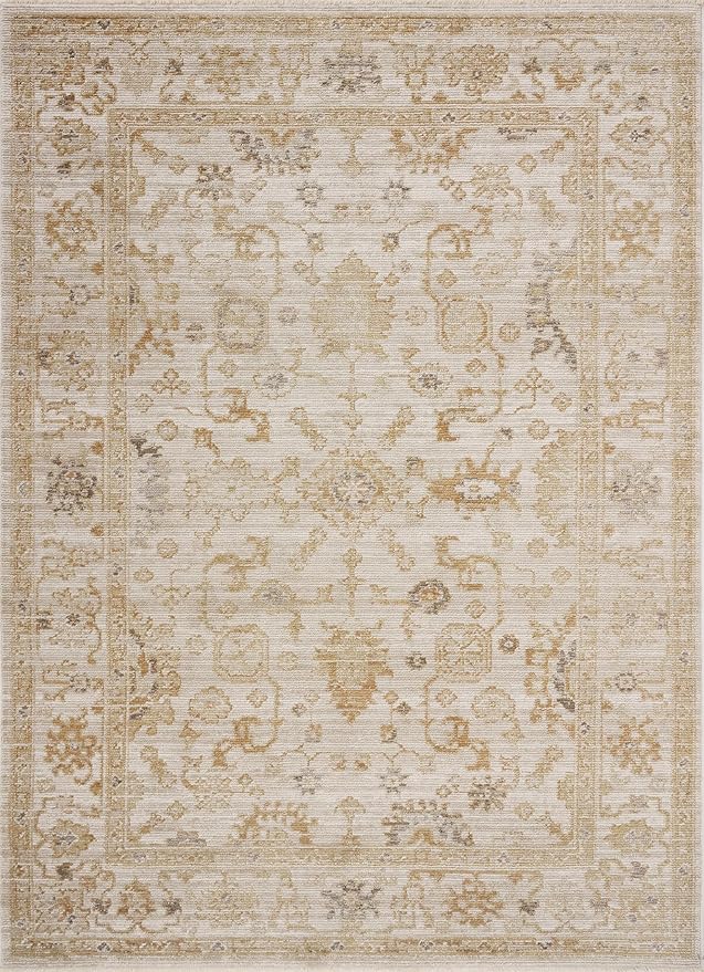 Loloi Magnolia Home by Joanna Gaines Pace Collection PAC-02 Natural/Gold 11'-6" x 15'-4" Area Rug
