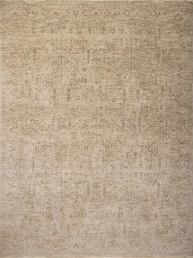Loloi Magnolia Home by Joanna Gaines Junie Collection JUE-02 Oatmeal/Smoke 2'-7" x 10'-0", .38 Pile Height, Runner Rug