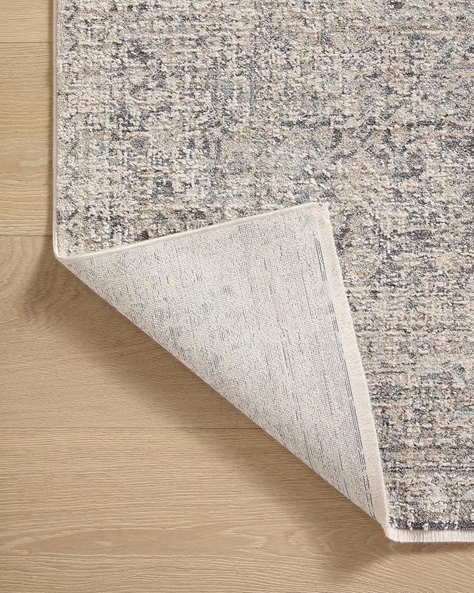 Loloi Amber Lewis Alie Collection ALE-01 Stone/Mist 9'-6'' x 13'-1'', .13'' Pile Height, Area Rug