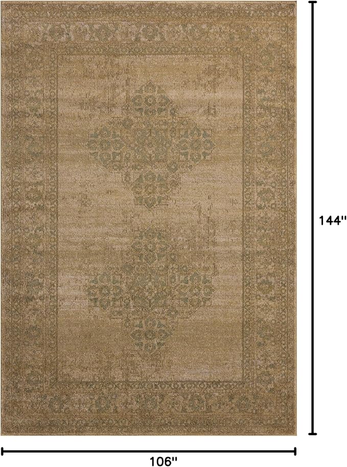 Loloi Magnolia Home by Joanna Gaines Mona Collection MOA-05 Antique/SPA 8'-10" x 12' Area Rug