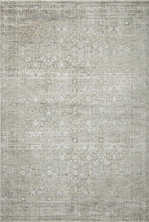 Loloi Amber Lewis Honora Collection HON-04 Grey/Beige 9'-6" x 13' Area Rug