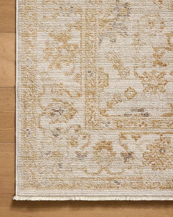 Loloi Magnolia Home by Joanna Gaines Pace Collection PAC-02 Natural/Gold 11'-6" x 15'-4" Area Rug