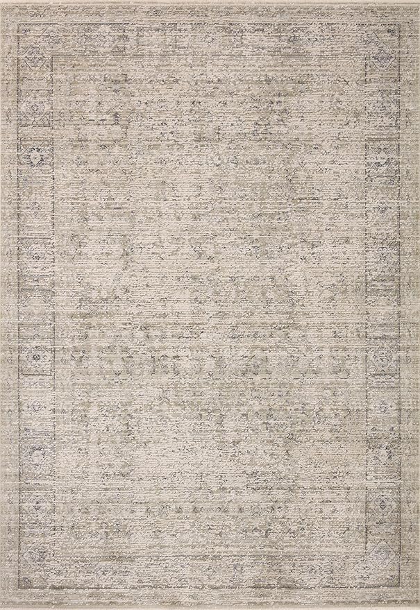Loloi Amber Lewis Alie Collection ALE-03 Taupe/Dove 2'-3'' x 3'-10'', .13'' Pile Height, Accent Rug