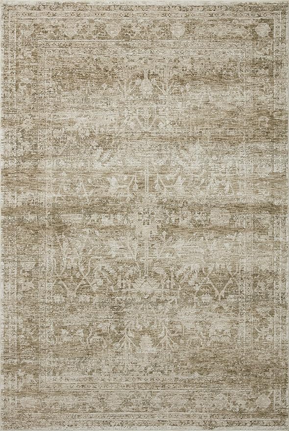Loloi Amber Lewis Honora Collection HON-01 Khaki/Beige 5'-3" x 7'-9" Area Rug