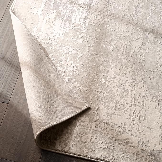 Jaipur Living Brixt Abstract Gray/Ivory Round Area Rug (5'11" RND)