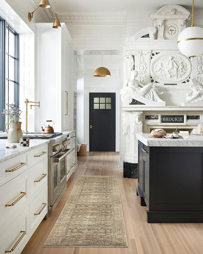 Loloi Margot Collection MAT-04 Antique/Sage 8'-6" x 11'-6" Area Rug feat. CloudPile, No-Shed Easy Clean Large Patterned Area Rug for Living Room, Bedroom, Dining Area