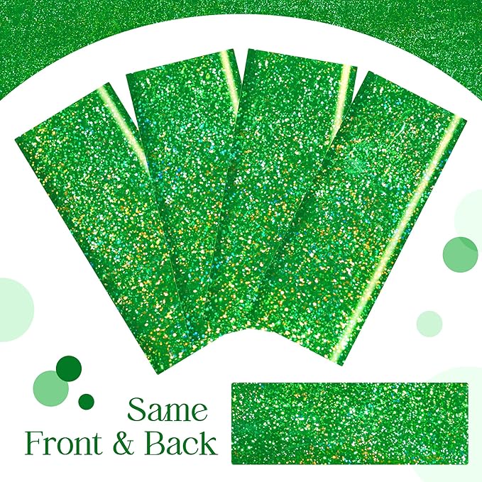2 pcs Green Holographic Tablecloth 40" x 108" Christmas Table Cloth Shimmer Shining Plastic Metallic Table Cover for Jungle Safari St. Patrick's Day Baby Shower Birthday Party Decoration Supplies
