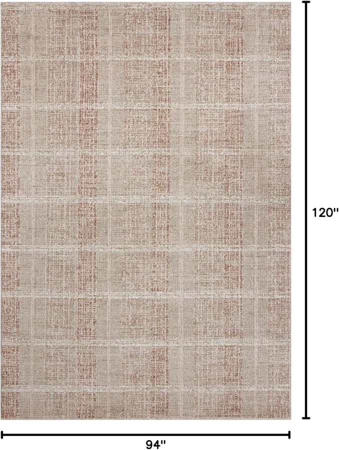 Loloi Angela Rose Ember Collection EMB-02 Clay/Sand 7'-10" x 10' Area Rug