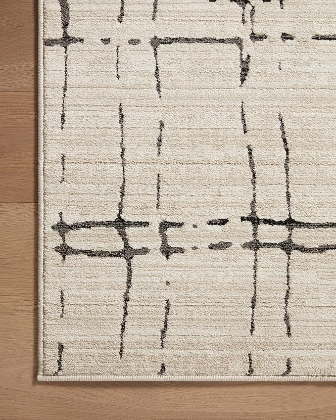 Loloi Darby Collection DAR-06 Sand/Dk. Grey 9'-2" x 13' Area Rug