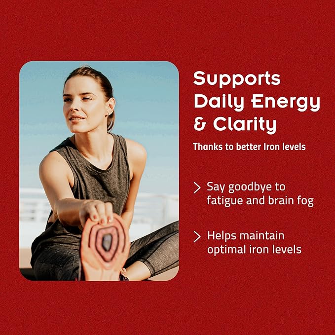 SiderAL Forte Iron Supplement Clinically Shown to Increase Iron Without Side Effects | Sucrosomial High Absorption Gentle Iron Pills for Women and Men | Vitamin C | Anemia & Energy Support | 30 Count