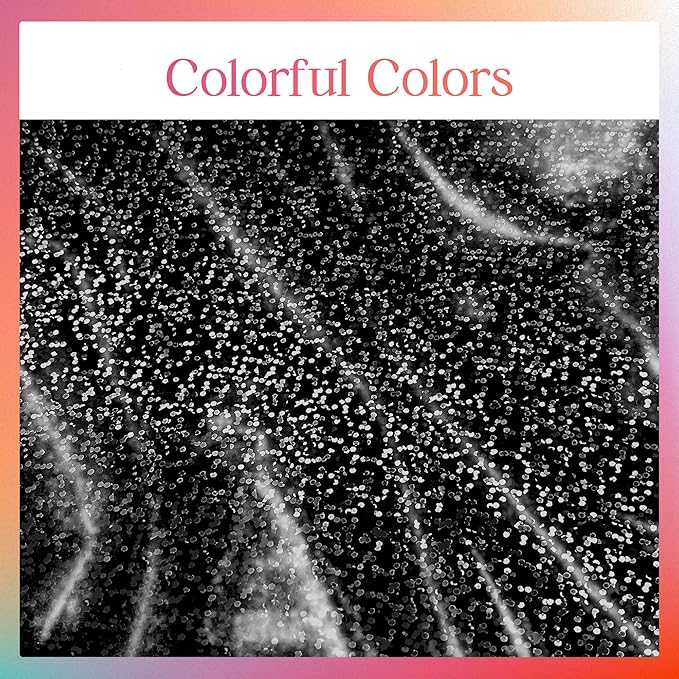 1 Pcs Black Holographic Laser Tablecloth Galaxy Space Table Cloth 40 * 108 Inch Shimmer Star TableCover for Halloween Birthday Graduation Neon Party Supplies Disposable Plastic Foil Table Decor