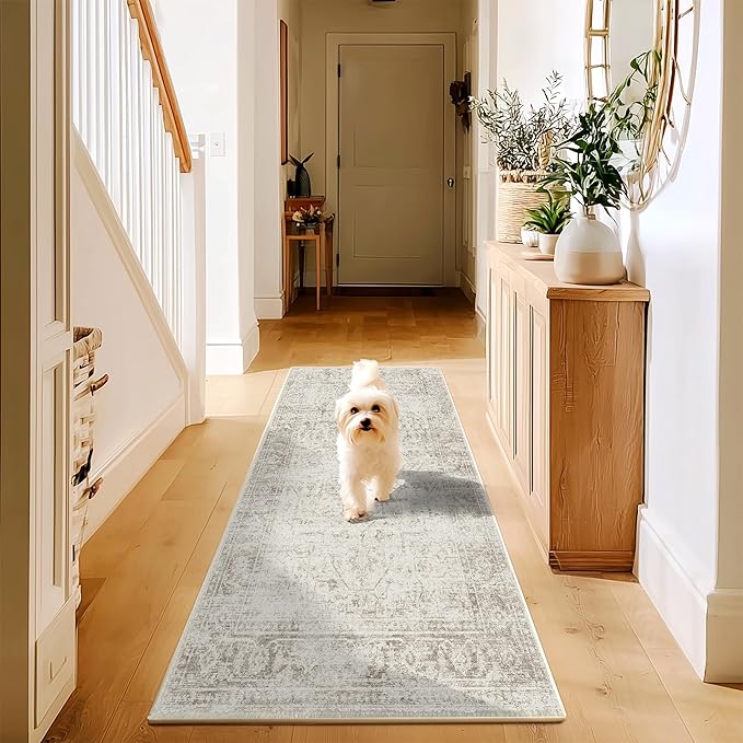 Hallway Runner 2.6x8 Area Rugs Washable Hallway Rug