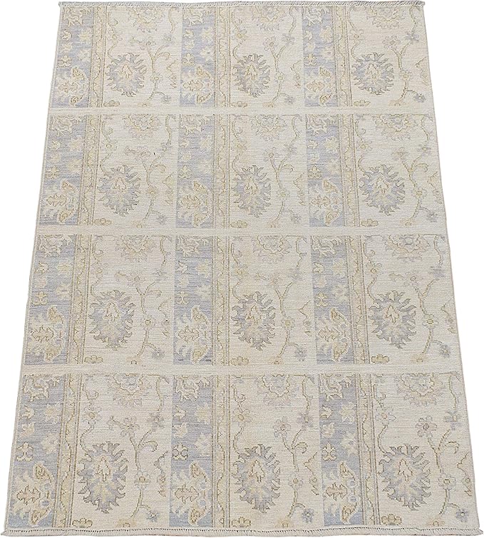 Rug Source Transitional Collection, Beige Accent Rug/Foyer Rug, Oushak Turkish Rugs (5X6)