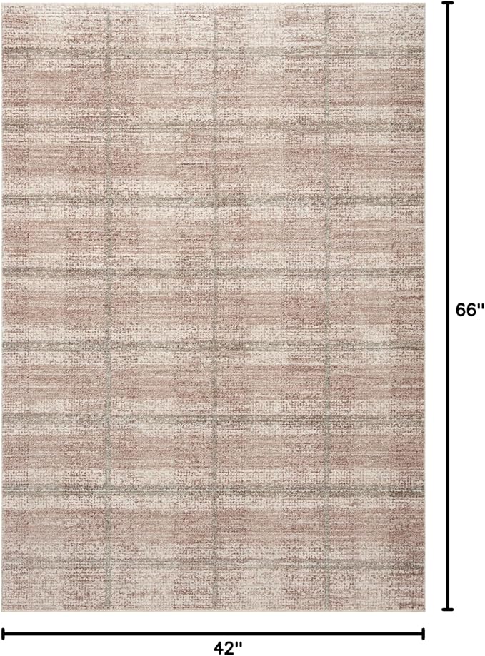 Loloi Angela Rose Ember Collection EMB-06 Clay/Mist 3'-6" x 5'-6" Accent Rug