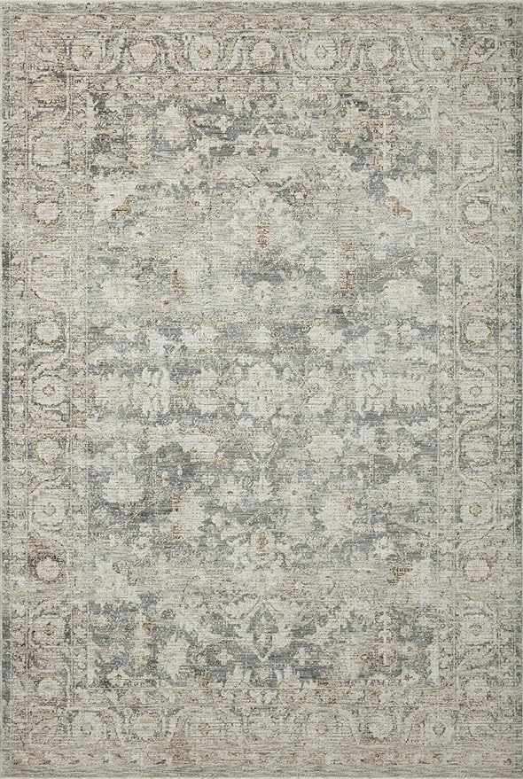 Loloi Amber Lewis Honora Collection HON-02 Slate/Beige 2'-7" x 10'-0" Runner Rug