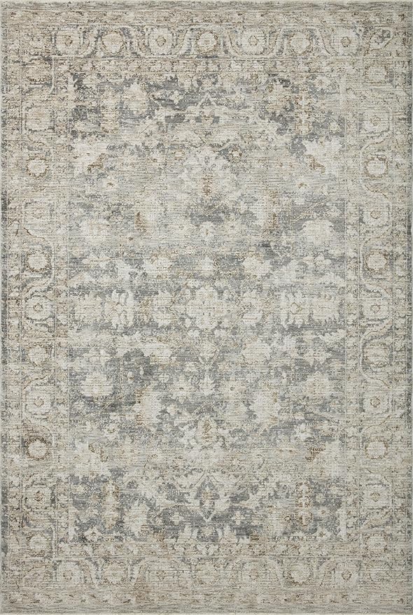 Loloi Amber Lewis Honora Collection HON-02 Slate/Beige 3'-9" x 5'-9" Accent Rug