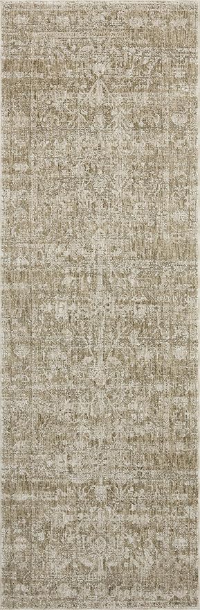 Loloi Amber Lewis Honora Collection HON-01 Khaki/Beige 2'-7" x 10'-0" Runner Rug