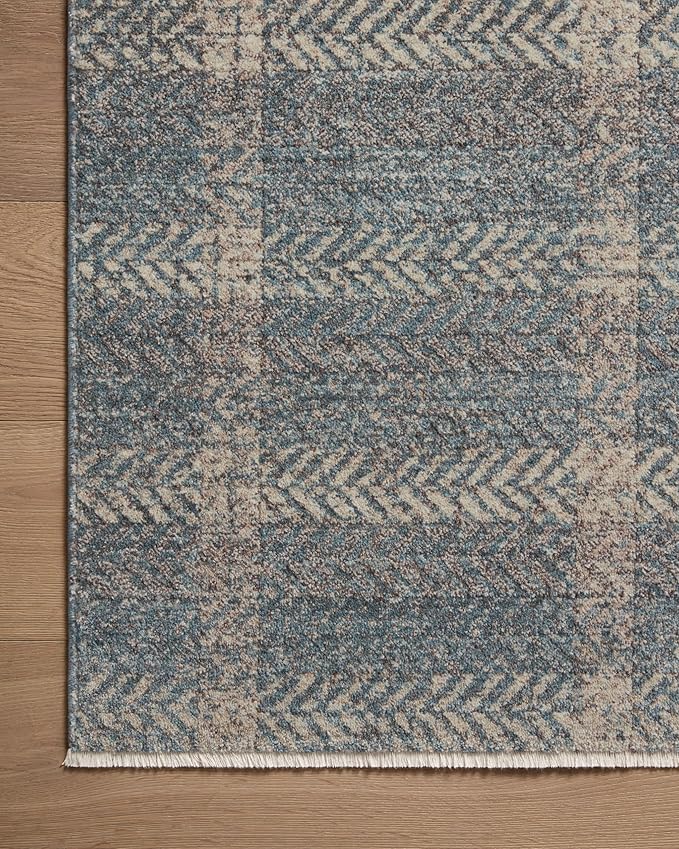 Loloi Angela Rose Ember Collection EMB-03 Blue/Beige 11'-6" x 15'-7" Area Rug